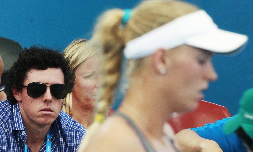 Golfer Rory McIlroy i Caroline Wozniacki