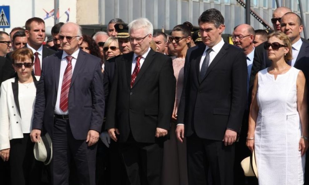 Leko, Josipović, Milanović, Pusić u Kninu