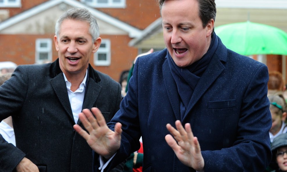 Gary Lineker, David Cameron