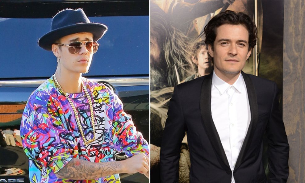 Orlando Bloom i Justin Bieber
