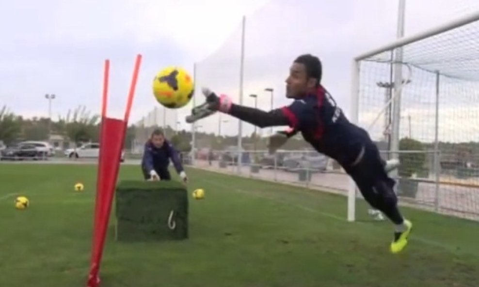 Keylor Navas, trening