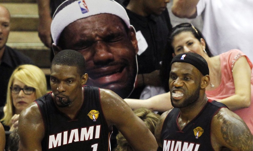 Chris Bosh i LeBron James