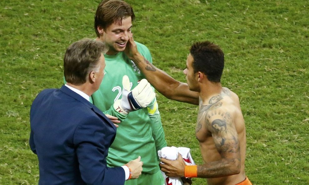 Tim Krul i Louis van Gaal