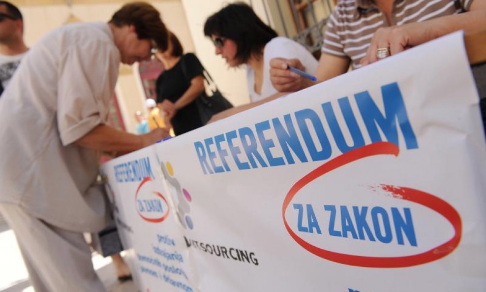 Outsourcing referendum