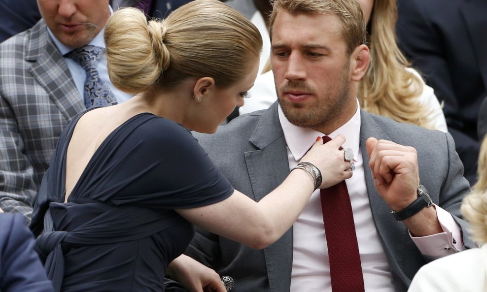 Chris Robshaw i Camilla Kerslake-Morgan