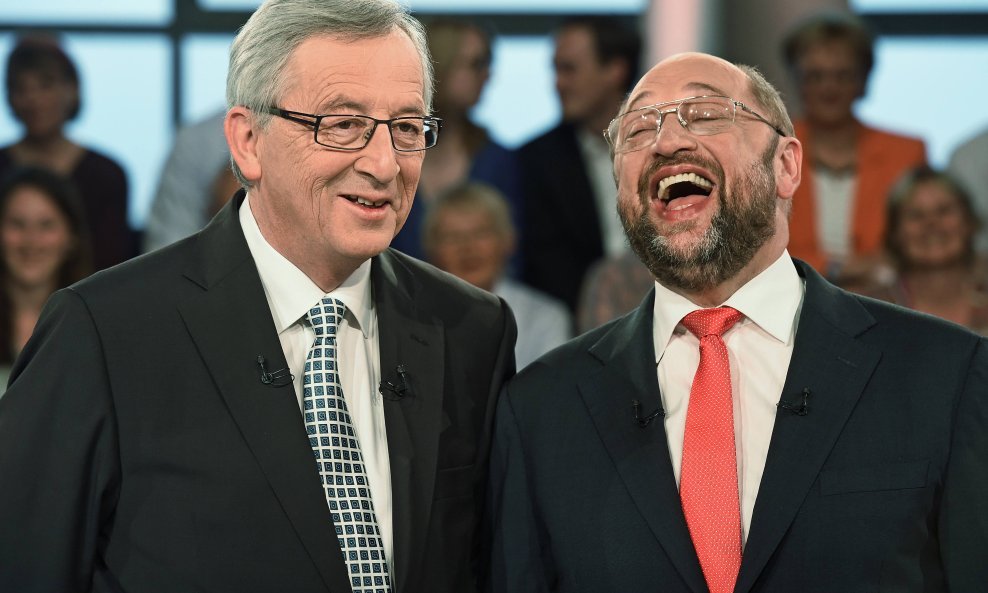 Martin Schulz i Jean-Claude Juncker