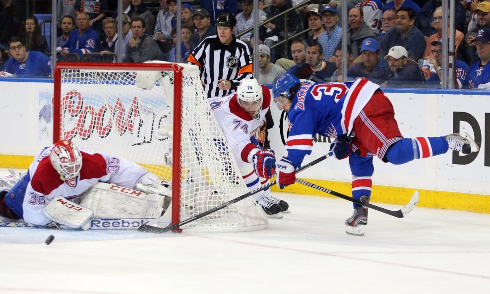 Mats Zuccarello  Alexei Emelin  Dustin Tokarski