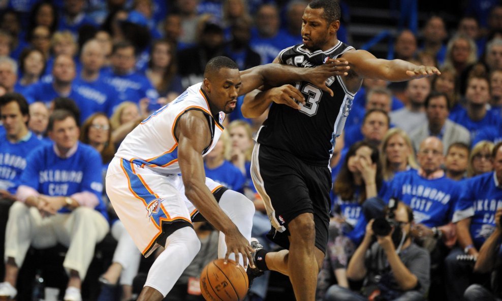 Serge Ibaka i Boris Diaw