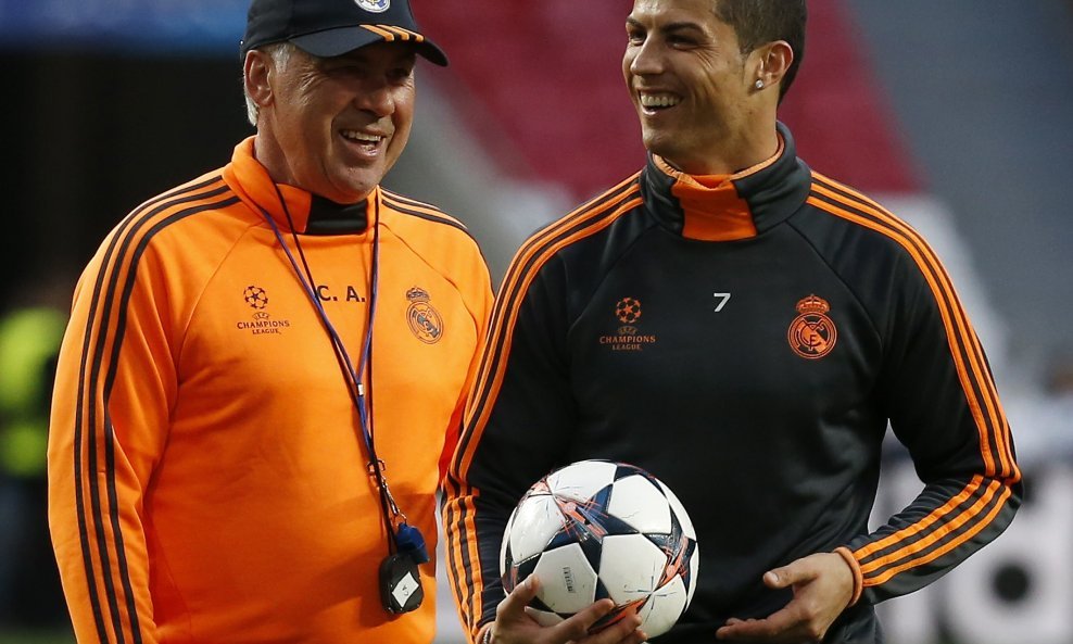 Carlo Ancelotti i Cristiano Ronaldo