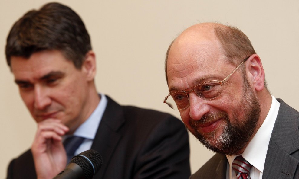 Zoran Milanovic i Martin Schulz