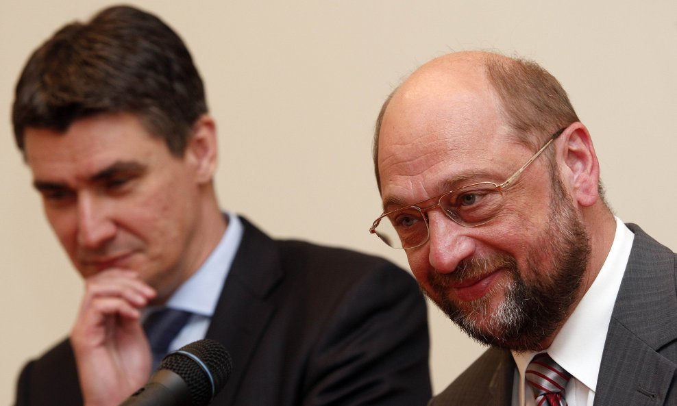 Zoran Milanovic i Martin Schulz