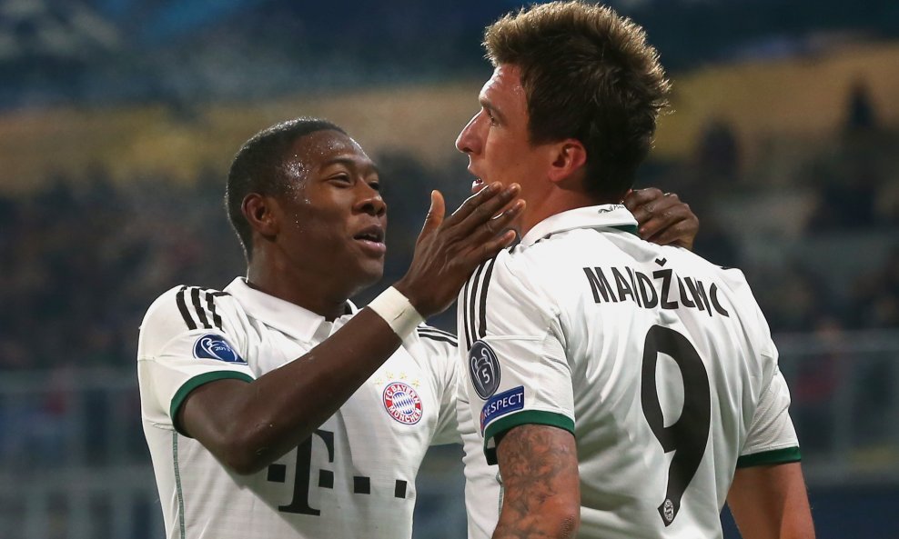 David Alaba i Mario Mandžukić