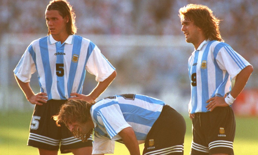 Fernando Redondo Gabriel Batistuta argentinska nogometna