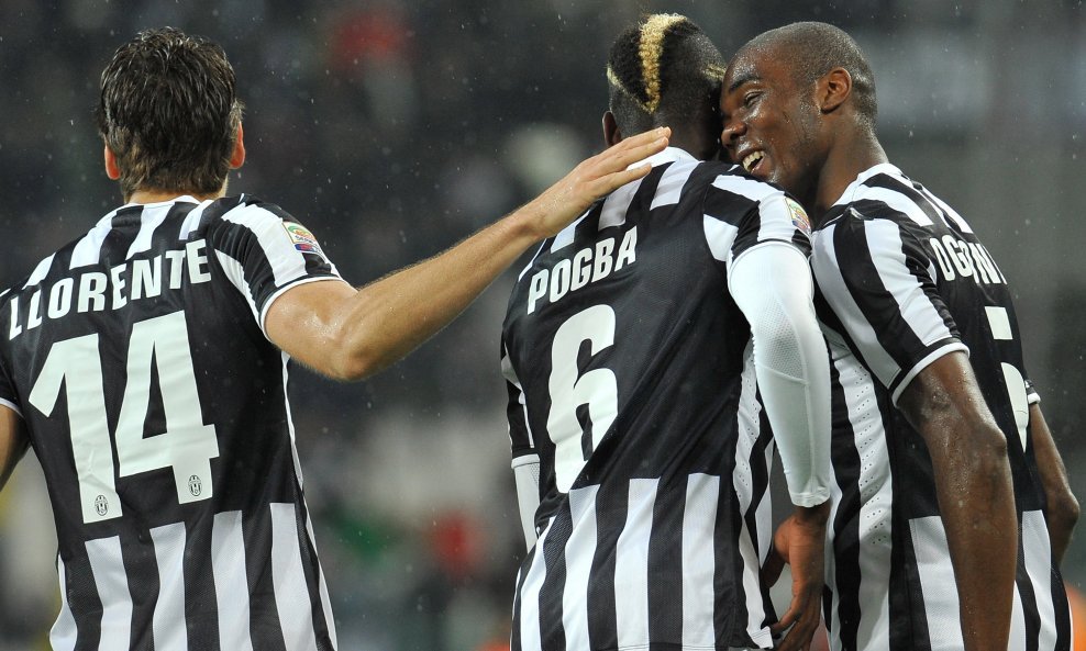 Fernando Llorente Paul Pogba Angelo Ogbonna Juventus