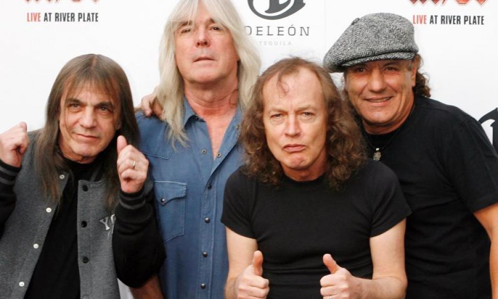 Malcolm Young, Cliff Williams, Angus Young, Brian Johnson AC/DC