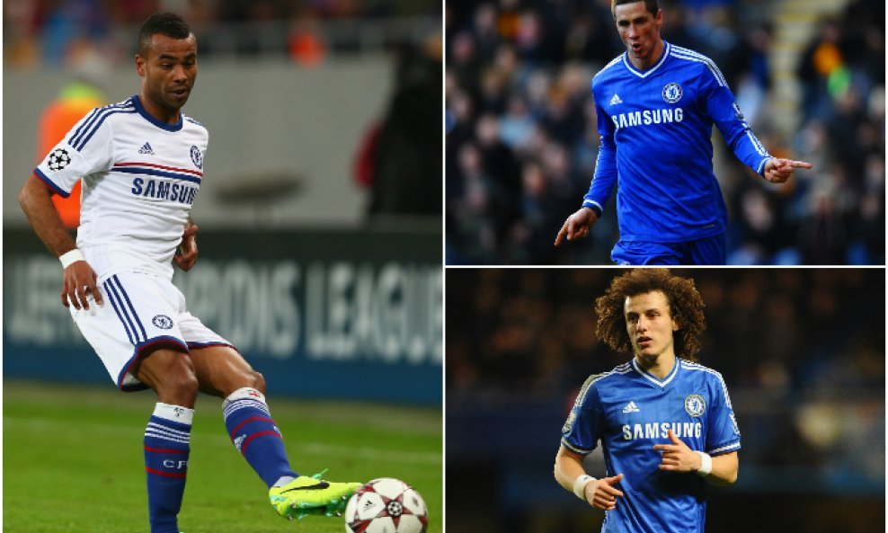 Ashley Cole, Fernando Torres i David Luiz