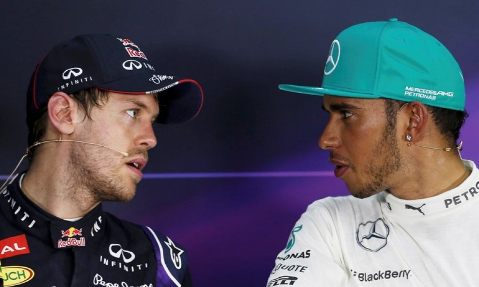 Sebastian Vettel i Lewis Hamilton