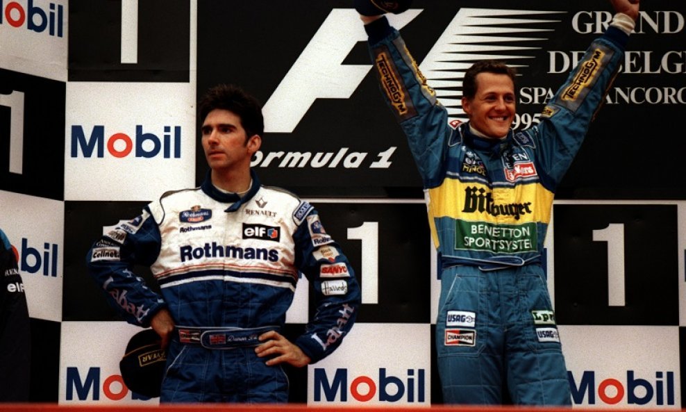 Damon Hill i Michael Schumacher