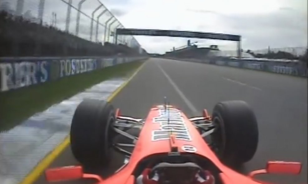 Schumi Melbourne onboard