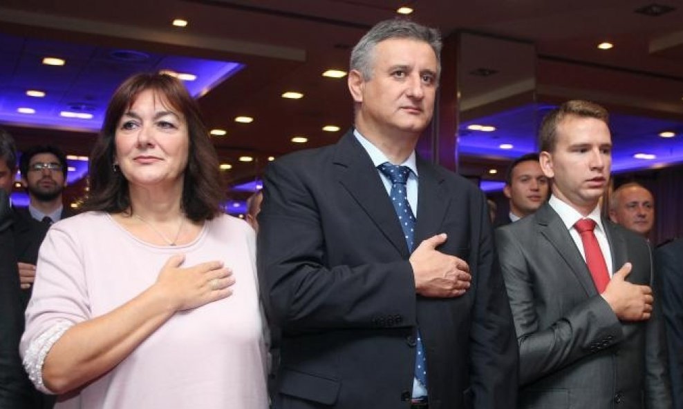 Dubravka Šuica, Tomislav Karamarko, Josip Bilaver