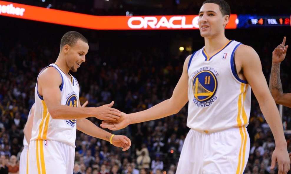 Stephen Curry i Klay Thompson