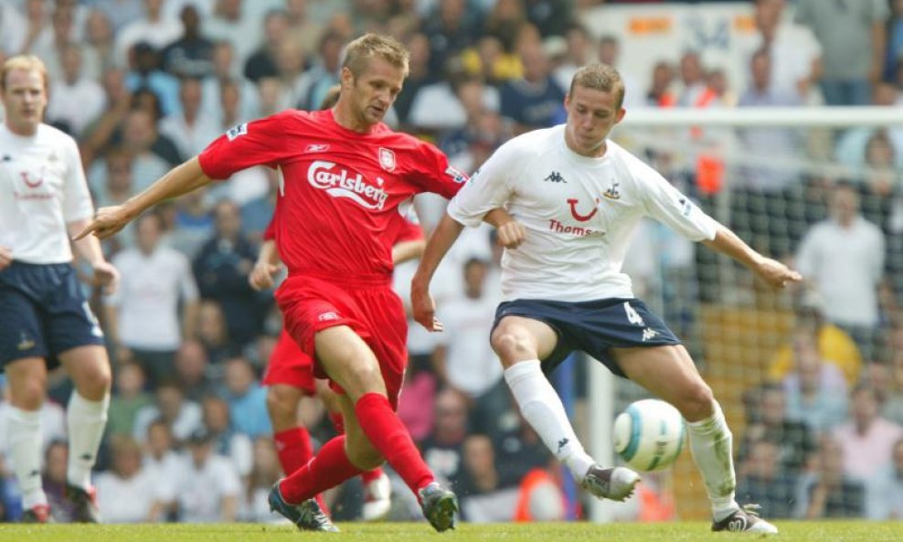 Igor Bišćan Sean Davies FC Liverpool Tottenham 