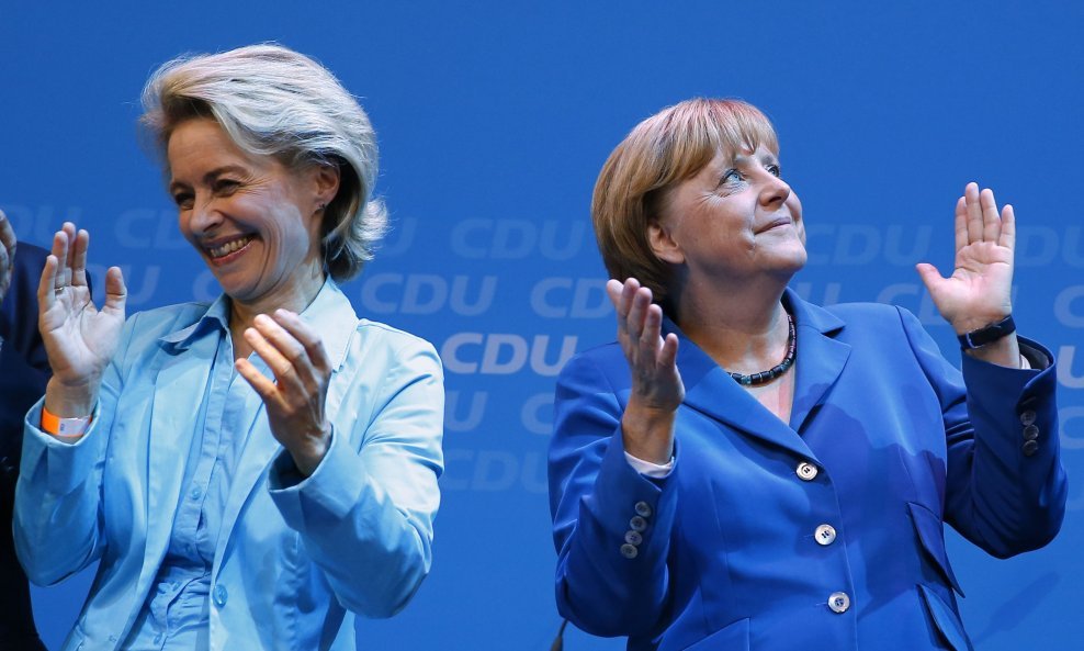 Angela Merkel i Ursula von der Leyen