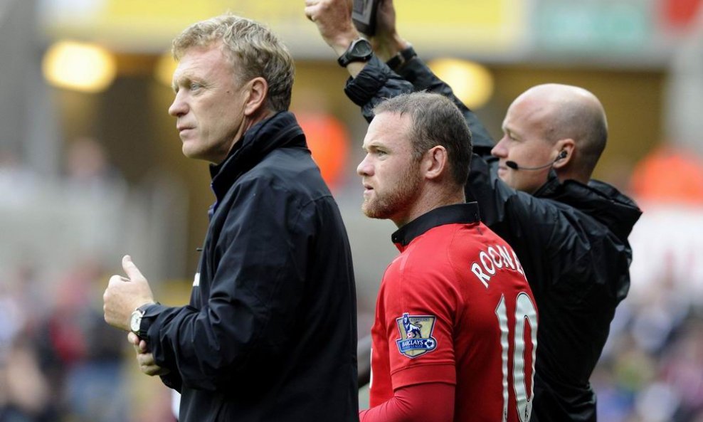 David Moyes i Wayne Rooney