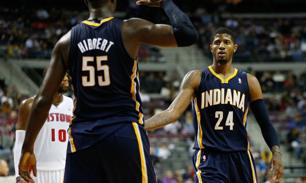 Paul George  i Roy Hibbert