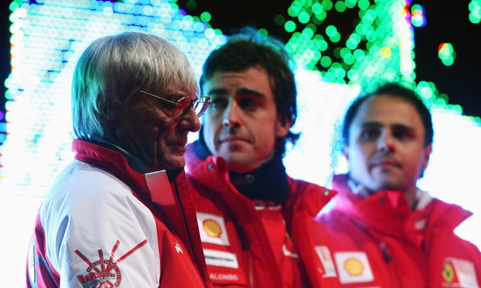 Bernie Ecclestone i Fernando Alonso