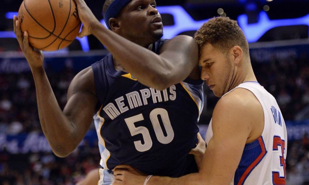 Blake Griffin (32) i Zach Randolph (50)