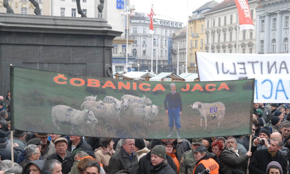 Prosvjed branitelja u Zagrebu - 00