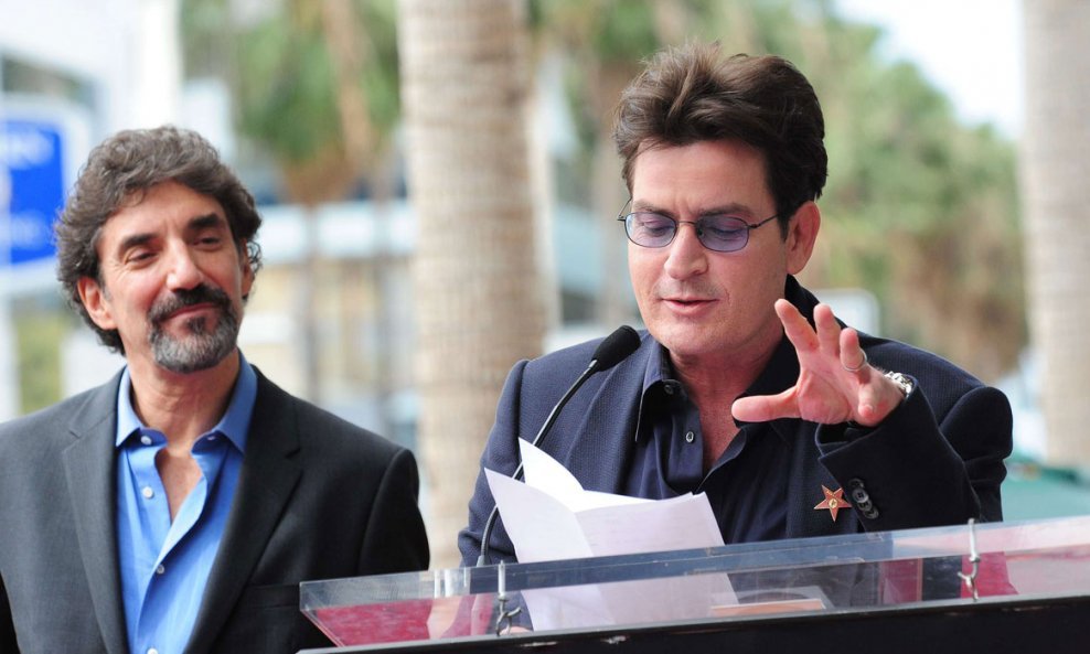 Chuck Lorre i Charlie Sheen