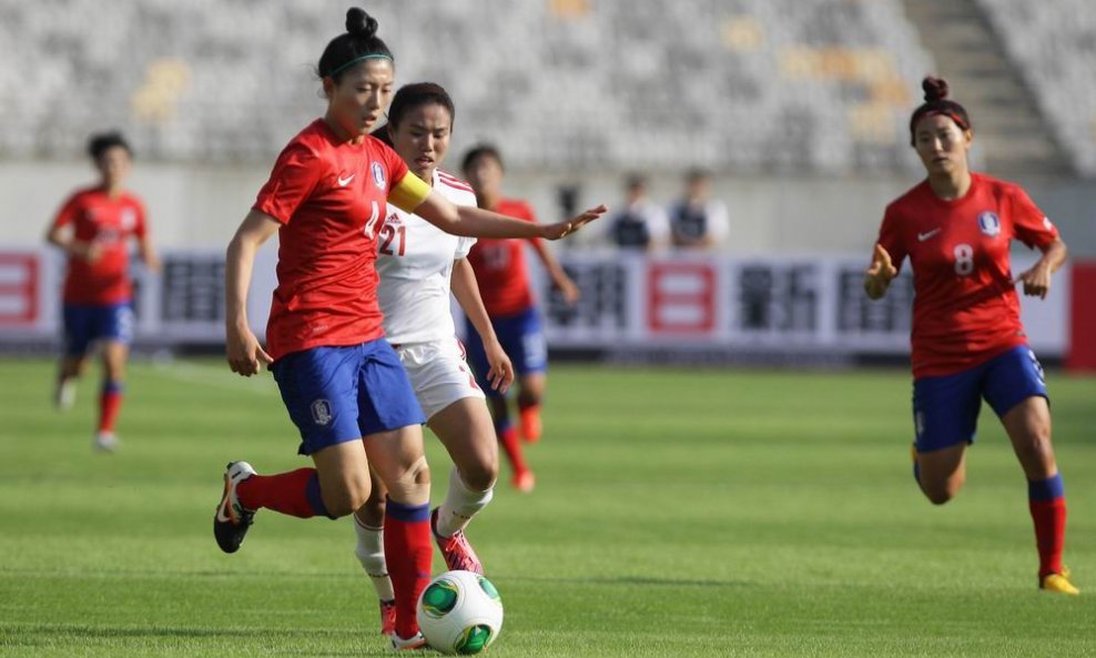 Ženski nogomet - južna koreja - kina