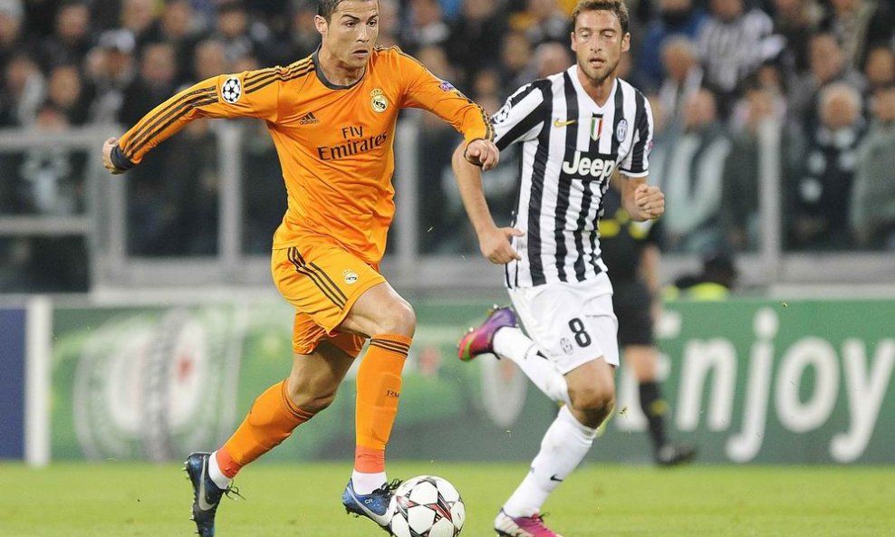 Cristiano Ronaldo (L) i Claudio Marchisio