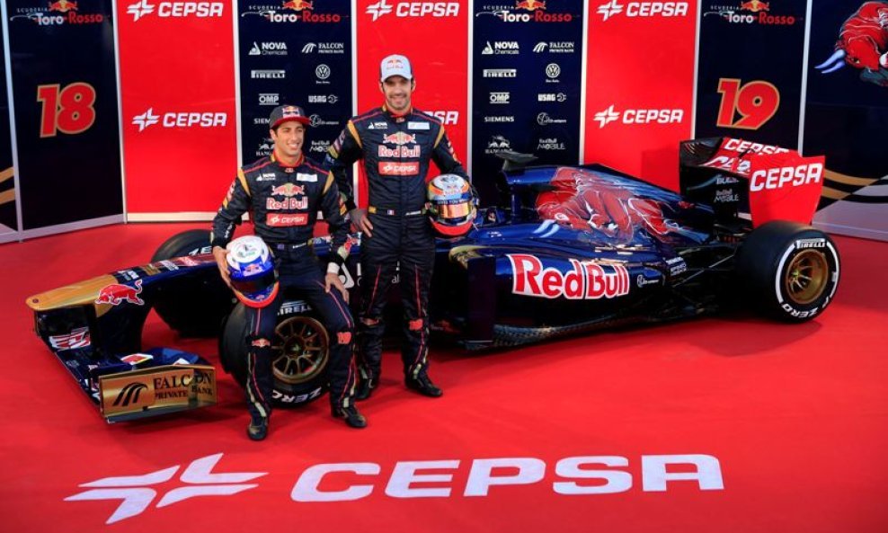 Jean Eric Vergne i Daniel Ricciardo