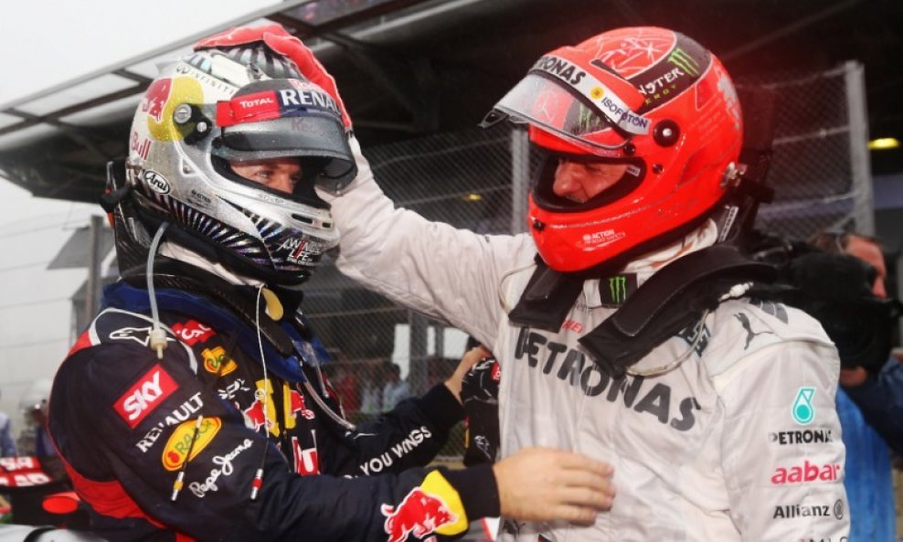 Sebastian Vettel i Michael Schumacher
