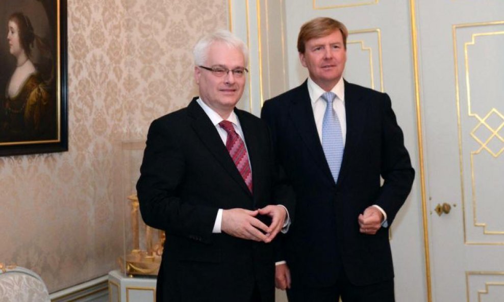 Ivo Josipović i nizozemski kralj Willem-Alexander