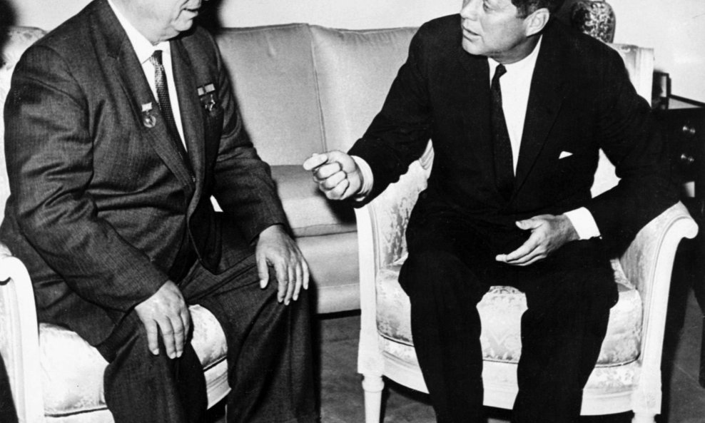 John F. Kennedy  i Nikita Hruščov
