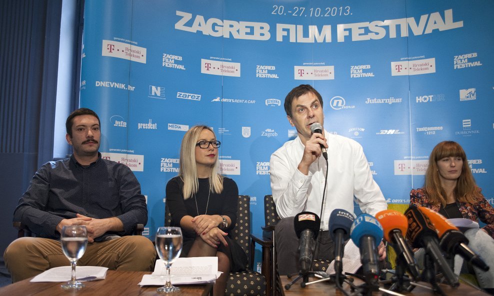 Konferencija za medije povodom Zagreb Film Festivala - Hrvoje Laurenta, Maja Weber, Boris T. Matić i Ivana Sansević