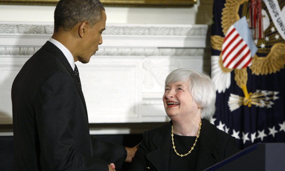 Barack Obama i Janet Yellen