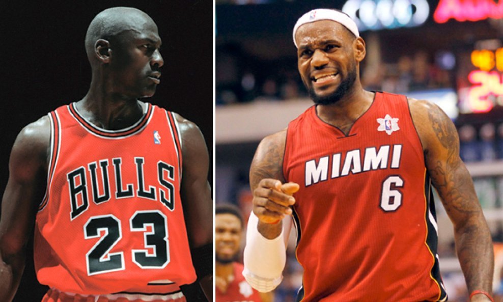 Michael Jordan i Lebron James