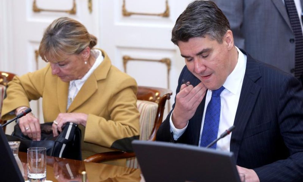 Vesna Pusić i Zoran Milanović