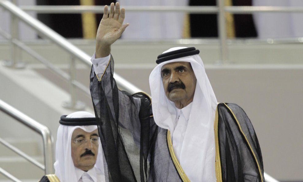 Katarski šeik Hamad bin Khalifa al-Thani