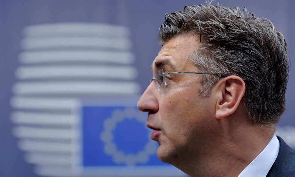Andrej Plenković kao premijer u Bruxellesu