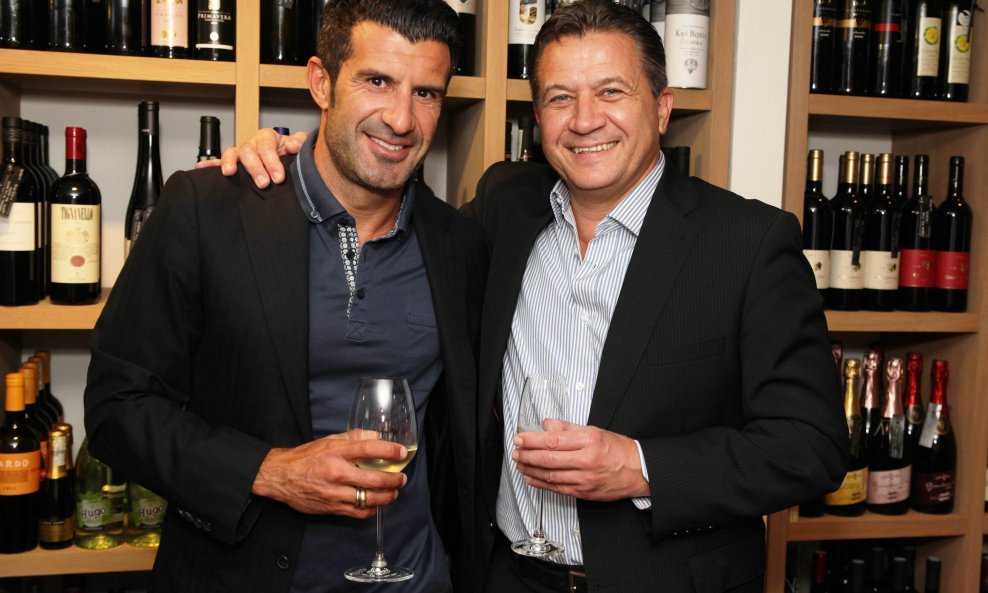 Luis Figo i Damir Vrbanović