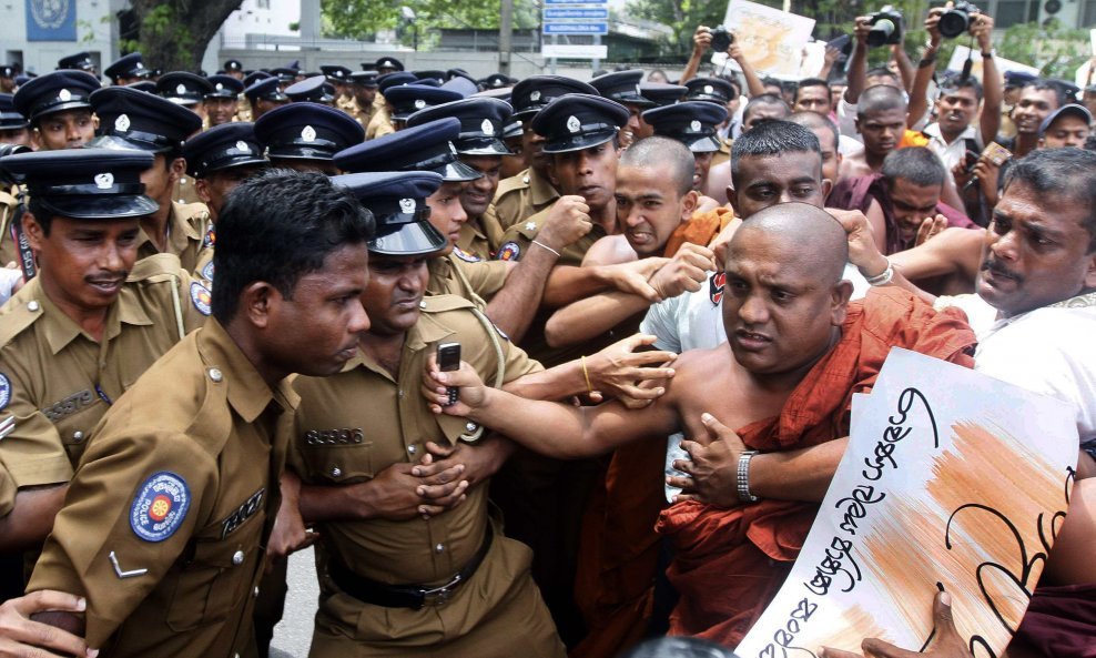 Prosvjedi u Šri Lanci