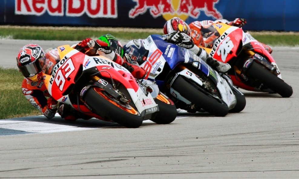 Marc Marquez, Jorge Lorenzo i Dani Pedrosa