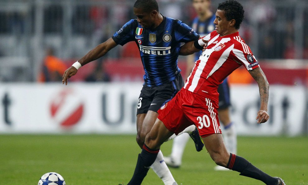 Bayern - Inter, Luiz Gustavo i Samuel Eto'o