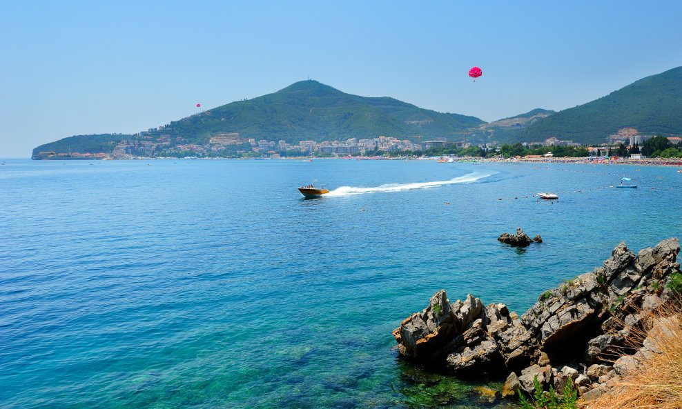 parasailing plaža